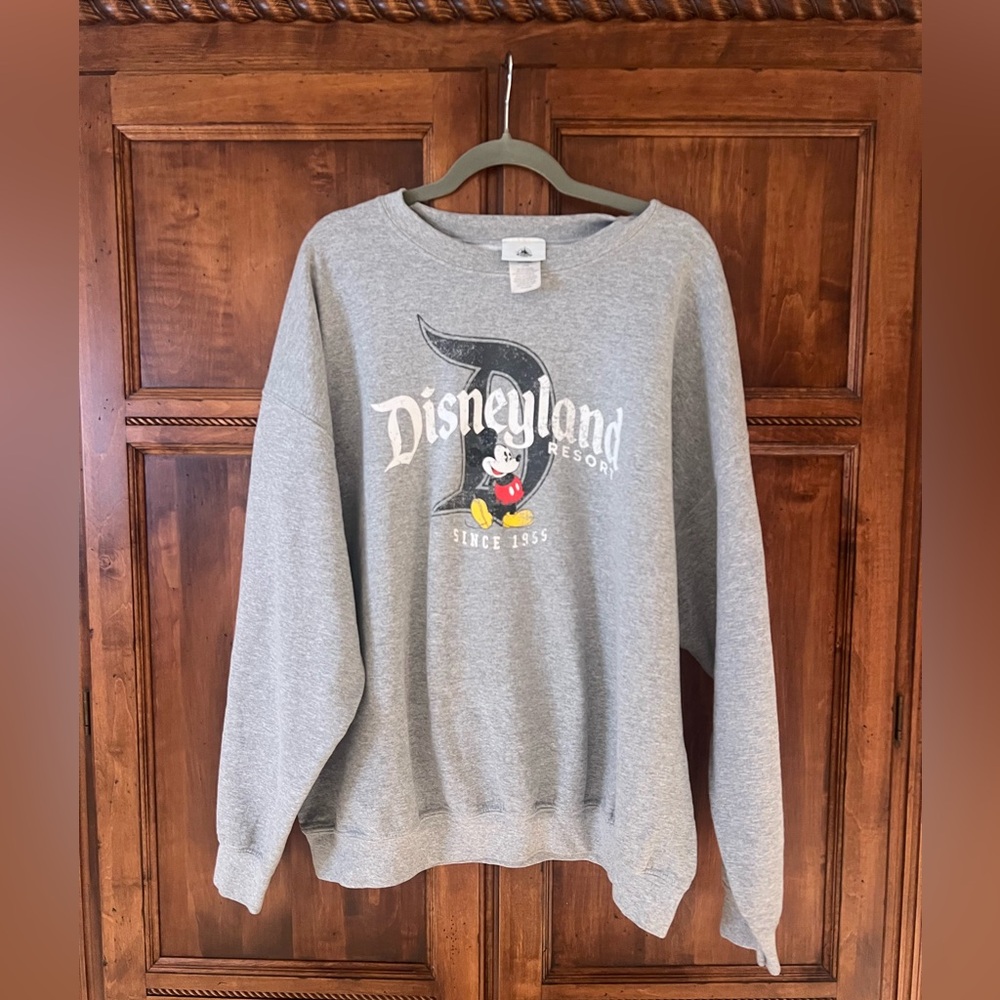 Disney Gray Sweater with Mickey Mouse Design